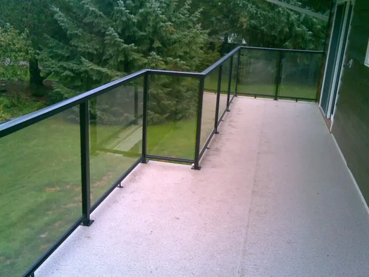 Aluminum Glass Balcony Railing For Balcony Professional