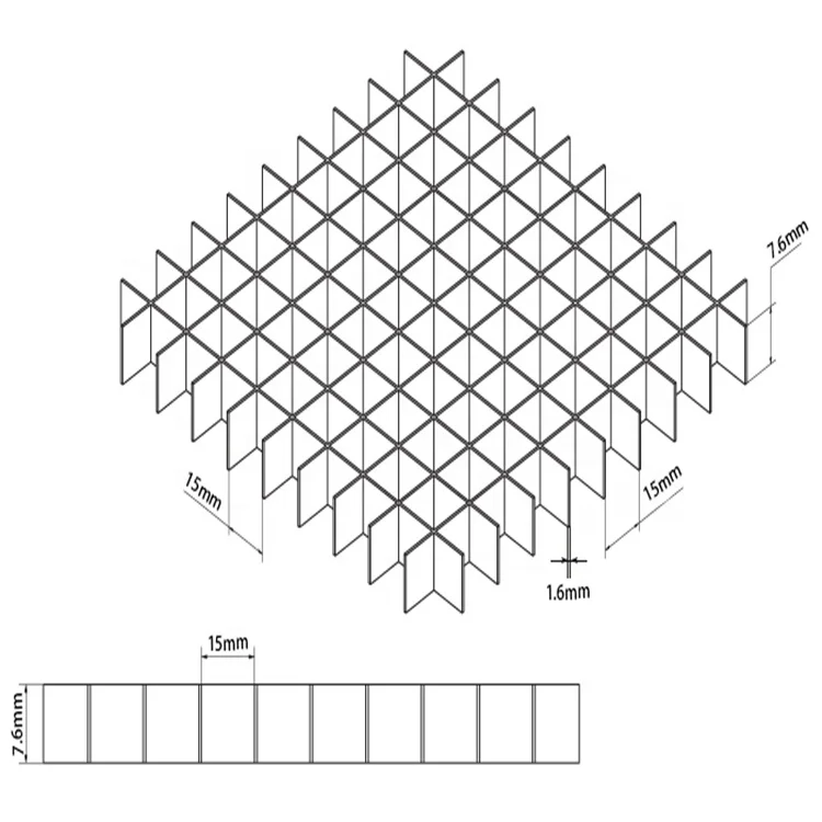 Ventilation Parts Egg Crate Ceiling Core In Air ...