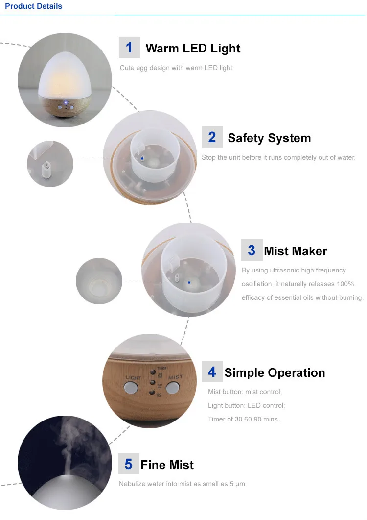 Oval Sprayer Pet Bottle Amazing Humidifier New Electric Oil Diffuser