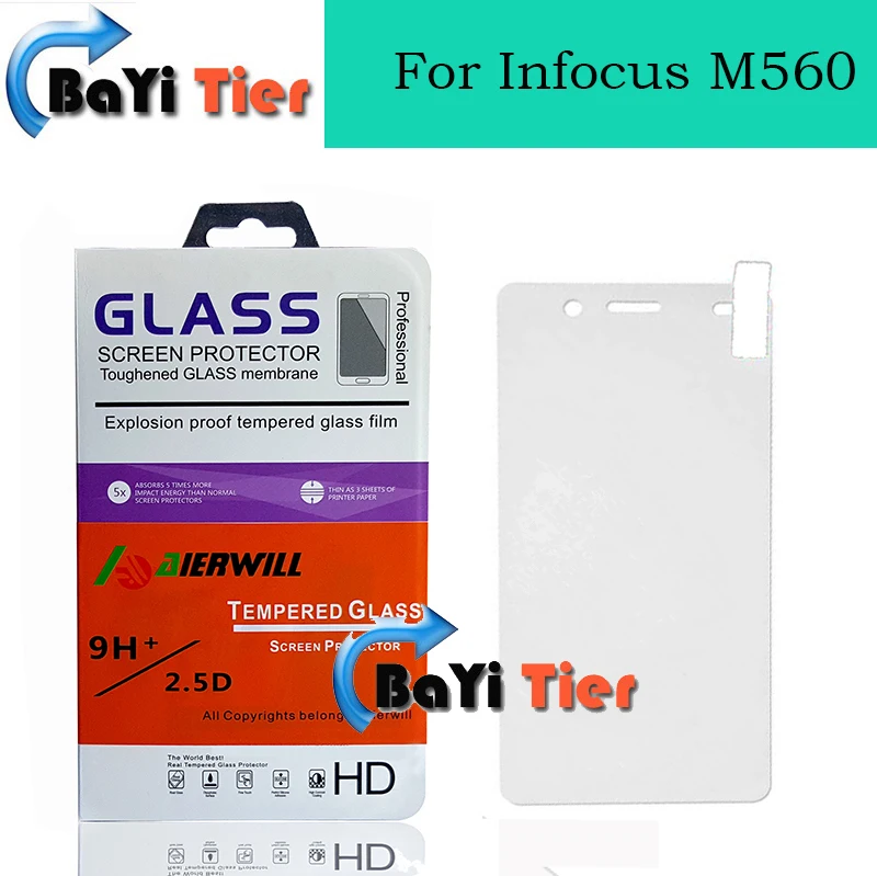 newest For Infocus M560 Tempered Glass Film High Quality Ultra Thin Screen Protector Film for m560