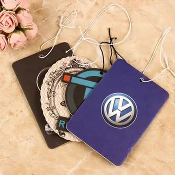 air freshener car promotional customized cotton paper larger