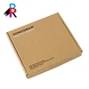 High quality strong shipping box kraft with black logo printed