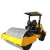 Driving Type Single Drum Soil Road Roller Rubber Tire Compactor