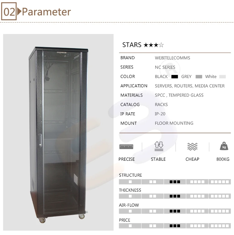 High Quality Data Center19 Inch Network Cabinet 42U Server Cabinet