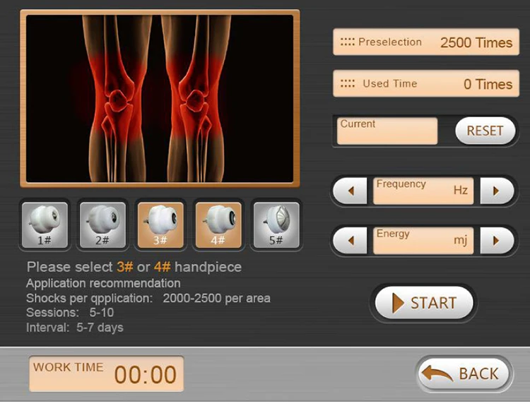 Portable shock wave erectile dysfunction for pain treatment ED