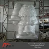 Custom Huge outdoor plastic santa clause with big size plastic product by vacuum forming