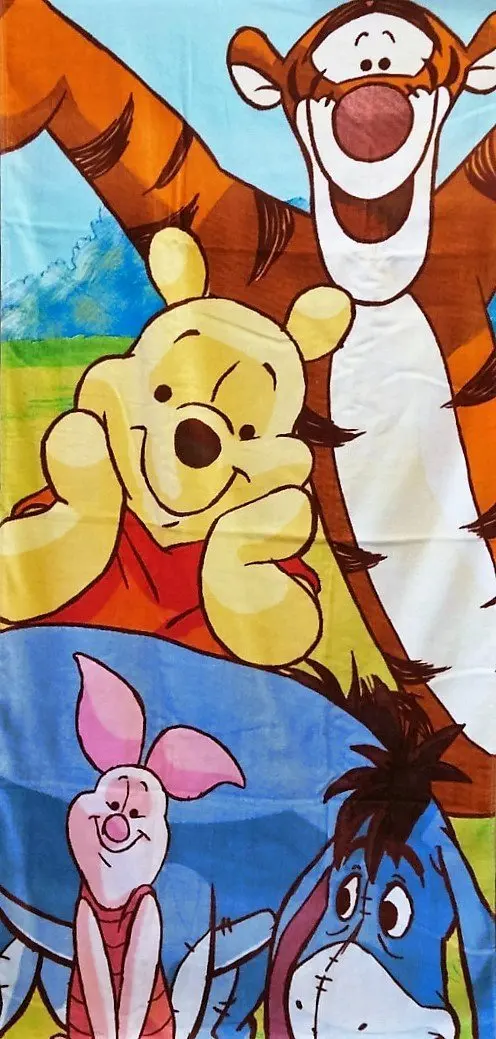 Beach Towel Disney Dc Comics Warner Bros Nick Cotton Pooh And Beach Towel Disney Dc Comics Warner Bros Nick Cotton Pooh And Tigger Piglet