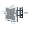 360 degrees swivel TV wall mount standard VESA bracket tv sliding wall bracket