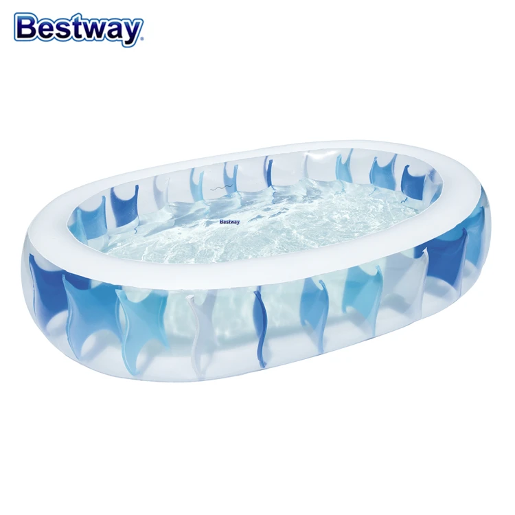 oval inflatable pool