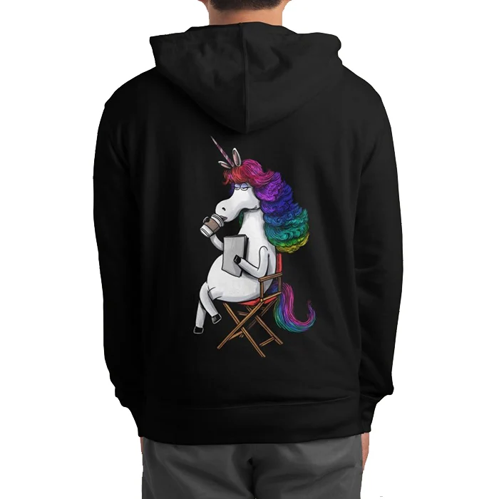 horse zip up hoodie