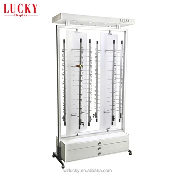 rotating eyeglass display rack