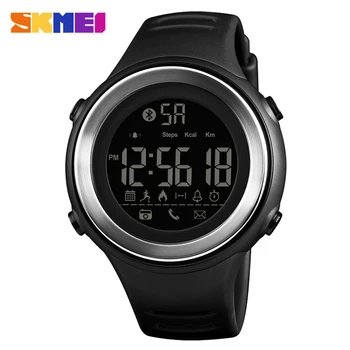 Skmei Moda Dijital Erkekler Kol Saati Bluetooth Kalp Hizi Akilli Saat Spor Pedometre Kalori Su Gecirmez Erkek Izle Inteligen Aliexpress