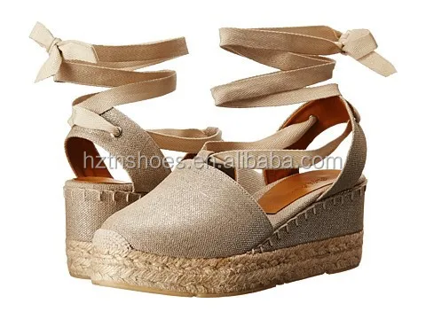 2015 nuevo verano de las mujeres alpargata zapatos de tacón medio cerrar toe motobombas de encaje