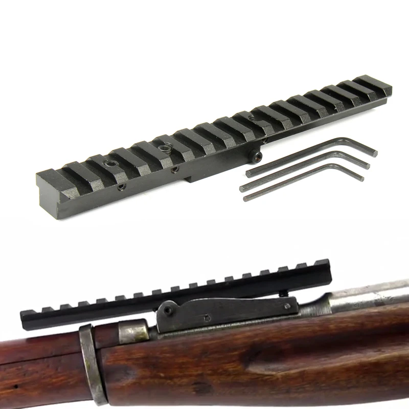 Tactical Hunting Mosin Nagant M44 M91/30 M38 M39 Top Picatinny Rail