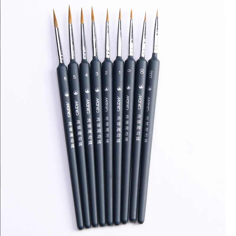 Maries Pointed Tip Paint Brushes Artist Detail Artist Brush For Art