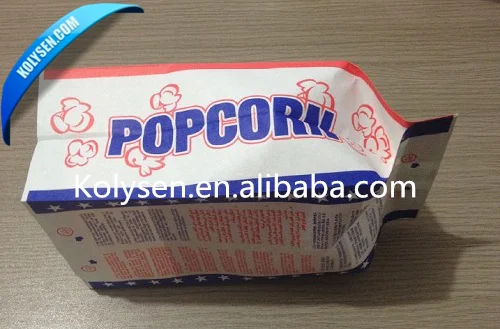 Kolysen Custom Plastic Popcorn Packaging Bag Popcorn Bag