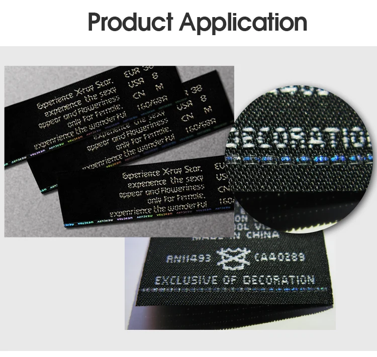 High Precision Hologram Security Thread For Woven Label - Buy Security ...