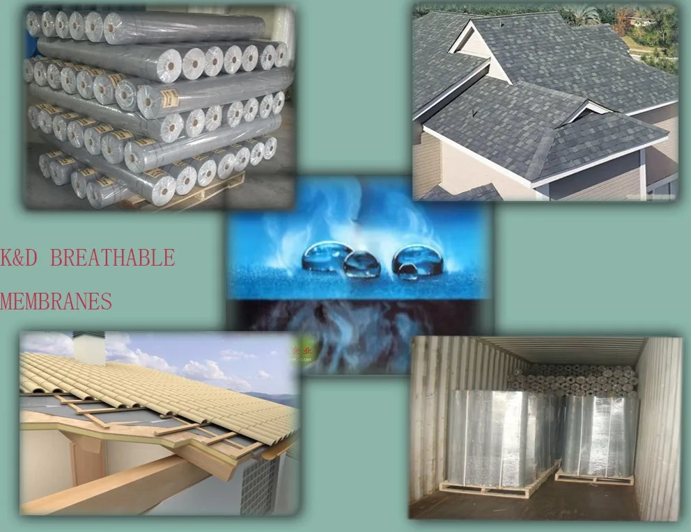 New Air Permeable Aluminum Foil Roof Insulation Underlayment Roofing