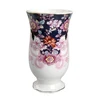 Home decor rose flower decal ceramic vase for wedding party