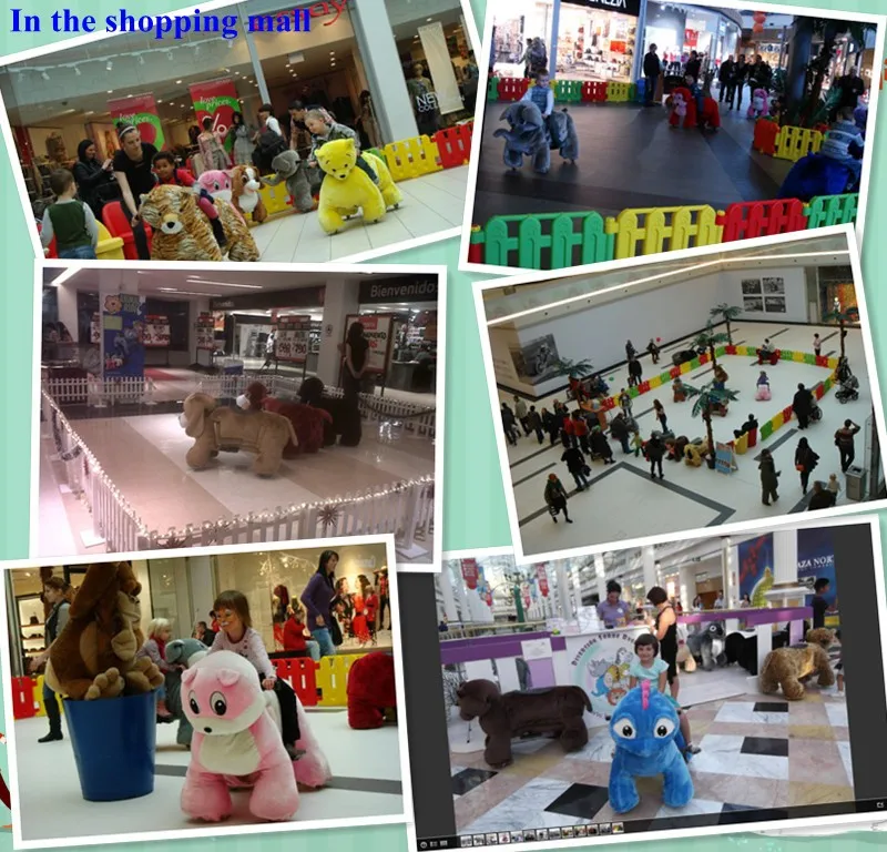 In the shopping mall