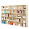 Contemporary Integrated Bookshelf for Study Room Practical and Popular Bookcase, Wooden Bookcase for Storage home furniture