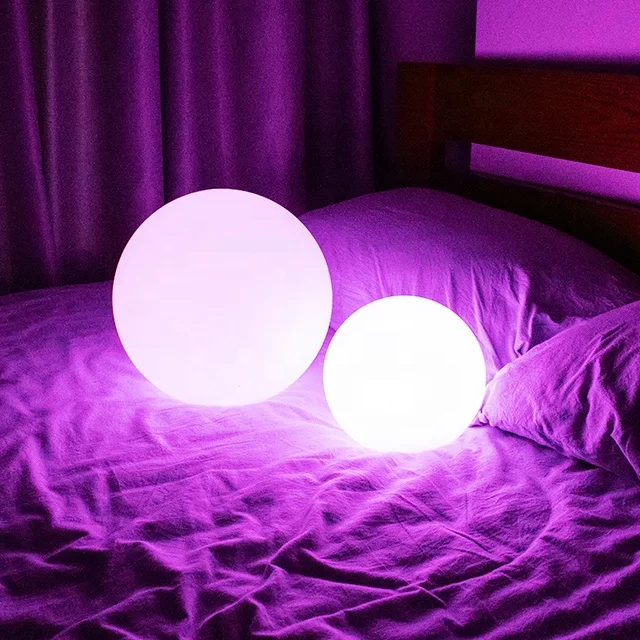 Waterproof Led Floating Swimming Pool Ball Light Plastic Led Orbs Buy