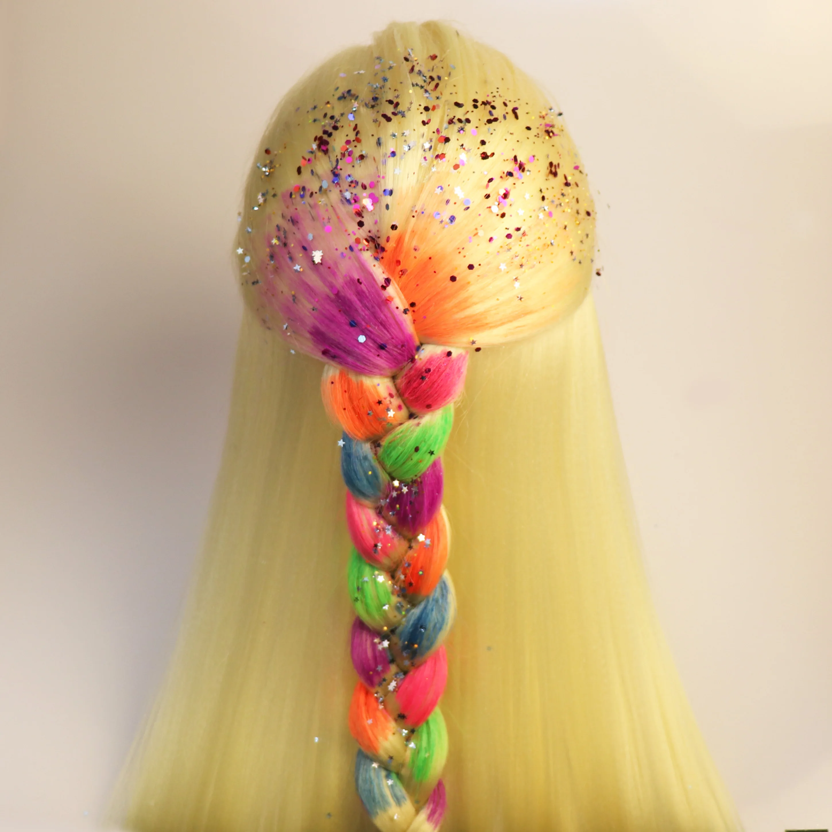 Uv Chunky Glitter Hair Gel,Glow In The Dark Hair Cream With Chunky