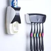 Latest Classical Home Automatic 5 Toothbrush Holder /Set Wall Mount Stand Toothpaste Dispenser Bathroom Set