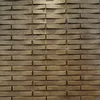 interior decoration 3-dimensional golden color bamboo wallpaper