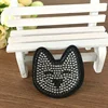 LOCACRYSTAL Brand New Star Crown Animal Motifs Non-woven Fabric/Hotfix Rhinestone Patches Iron On Transfer Applique For Clothes
