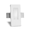 modern european home bathroom gypsum plaster trimless recessed wall sconce light
