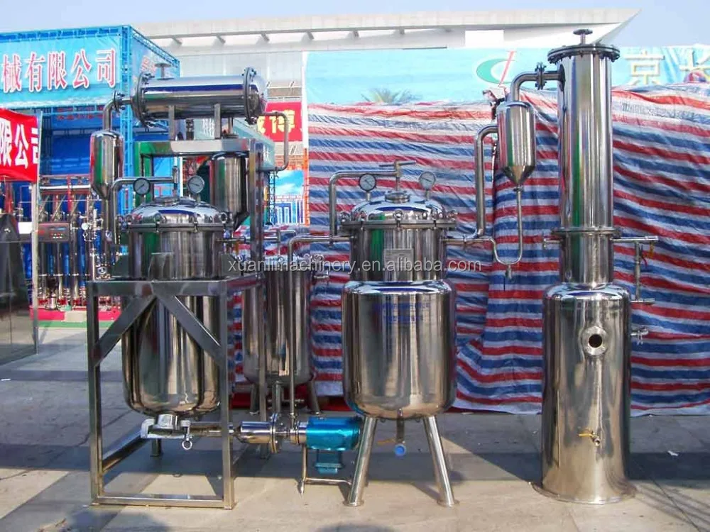 Hot selling stainless steel vacuum mini extraction and concentration tank unit with low price