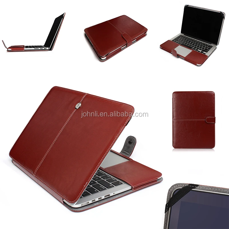 
Top Quality PU Leather Case Cover For Macbook Pro For Air For Retina 12inch 13inch 15inch Leather Laptop Case 