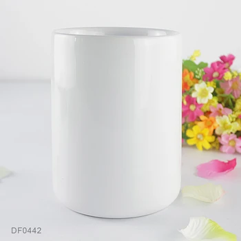 Pure White Porcelain Cylinder Elegant Flower Vase Wholesale Cheap