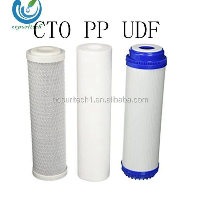 10 inch cto filter cartridge full activated water filter element cto carbon