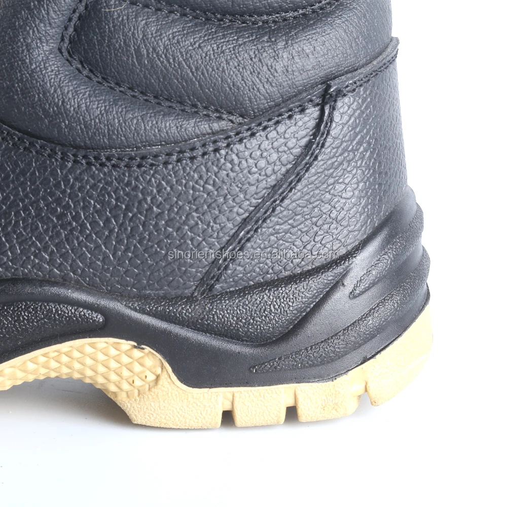 Black Executive Non Slip Oil Resistance Work Safety Shoes,Waterproof