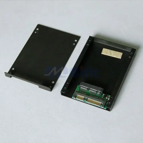 Black ZHBAOYU 1.8 inch Micro SATA HDD/SSD to 2.5 inch SATA Hard Drive Caddy Adapter