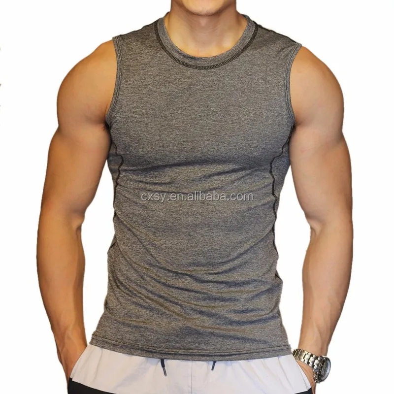 New Design Mens Gym Fitness Bulk Polyester Spandex Tank Top Buy Tank