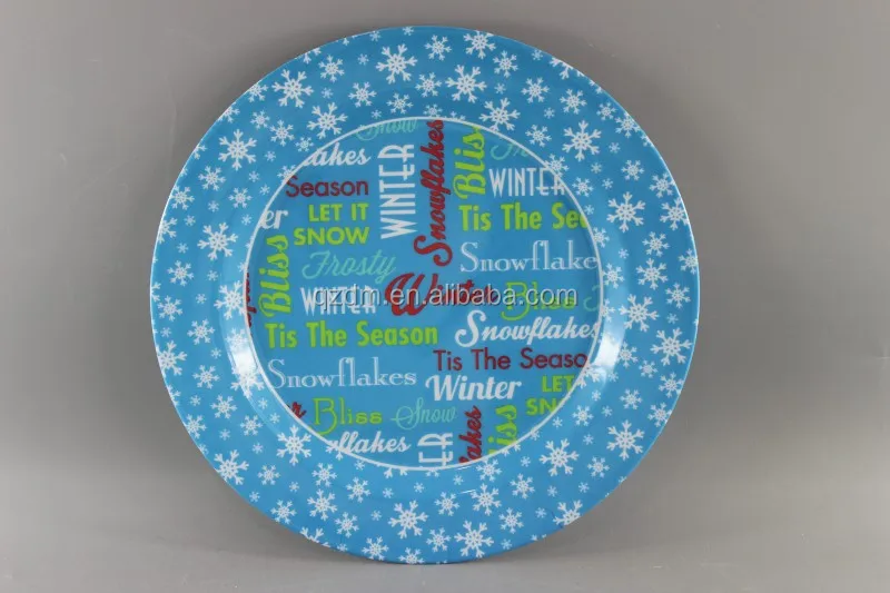 Cheap Melamine Christmas Dishes , Xmas Plate