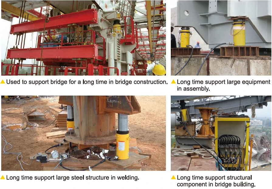Enerpac Equivalent 250 Ton Double Acting Hydraulic Jack With Locking