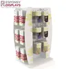 Store metal countertop spinner display for accessories rack phone case rack eyelash stand