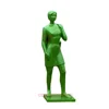 Outdoor sculpture fiberglass figure statue Take shopping bag