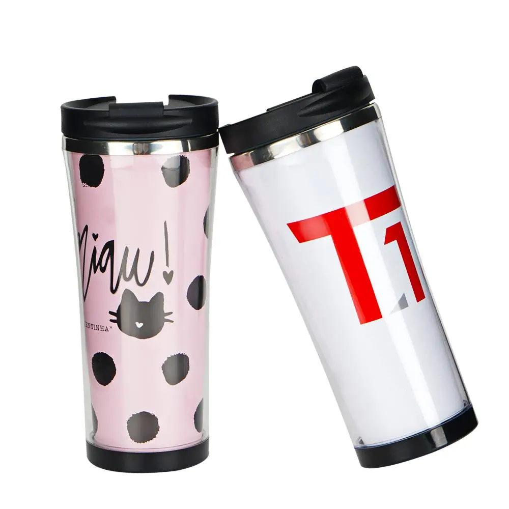 500ml Powder Coated Vacuum Flask Thermos Bottle Double Wall Coffee Mug