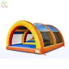 climbing inflatable airmountain with roof inflatable soft air mountain