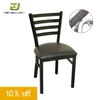 Ladder back design industrial restaurant metal table and chair