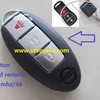 Nis 3 button converted remote key (315 mhz/46 chip)