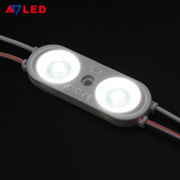 Shenzhen factory price high power 12v 2w outdoor 180 degree lens smd 2835 led module light