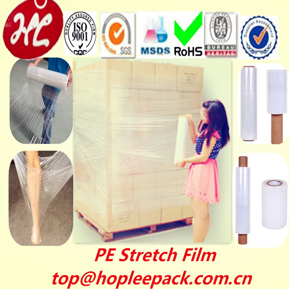 23 Micron Black Lldpe Stretch Film Manufacturer China/linear Low