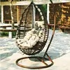 Cheap water drop style outdoor hand-weaved hanging garden swing