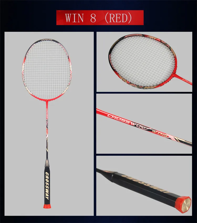 Carbon Fiber Badminton Racket With Carbon Grip Handle - Buy Carbon ...